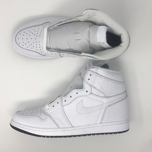 air jordan 1 black with white bottom